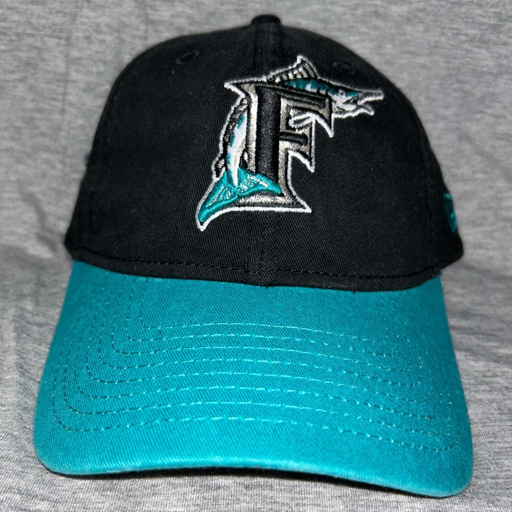 🐟⚾️ Florida Marlins Two Tone New Era 920 Adjustable Hat 🏟️⚾️🐟